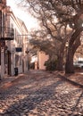 Street scene in the historic southern city of Charleston South Carolina Royalty Free Stock Photo