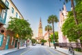 Charleston, South Carolina, USA view of the French Quarter Royalty Free Stock Photo