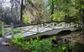 Charleston South Carolina White Garden Bridge Royalty Free Stock Photo