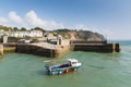 Charlestown harbour near St Austell Cornwall England UK in summer Royalty Free Stock Photo