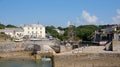 Charlestown harbour near St. Austell in Cornwall Royalty Free Stock Photo