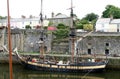 Charlestown harbour St Austell Cornwall England. Royalty Free Stock Photo