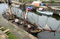 Charlestown harbour St Austell Cornwall England.