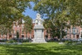 Charlestown monument in honor of the men of Charlestown who fought in the war of 1861 for the preservation of the Union, The Royalty Free Stock Photo