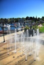 Charlevoix City Marina Royalty Free Stock Photo