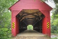 Charlevoix Covered Bridge in Quebec, Canada Royalty Free Stock Photo