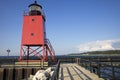 Charlevoix South Pier, Michigan Royalty Free Stock Photo