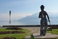 Charlie Chaplin and the Giant Fork