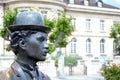 Charlie Chaplin monument in Vevey