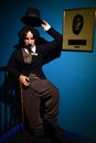 Charlie Chaplin statue at Louis Tussauds Waxworks at Niagara Falls in Ontario, Canada