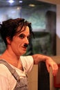 Charlie Chaplin wax figure at Muse museum in Trento, Italy.