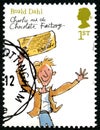 Charlie and the Chocolate Factory UK Postage Stamp Royalty Free Stock Photo