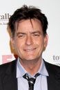 Charlie Sheen arrives at the FX Summer Comedies Party