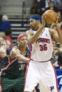 Charlie Villanueva Guarding Rasheed Wallace