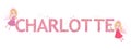 Charlotte female name with cute fairy