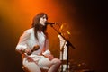 Charlotte Gainsbourg performs at Razzmatazz Royalty Free Stock Photo