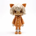Charlotte: Mischievous Feline Vinyl Toy With Detailed Character Illustrations