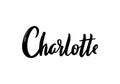 Charlotte NC Lettering.