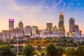 Charlotte, North Carolina, USA Skyline Royalty Free Stock Photo