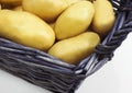 Charlotte Potato, solanum tuberosum, Vegetable in Basket Royalty Free Stock Photo