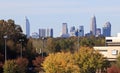 Charlotte Skyline in the Fall