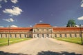 Charlottenburg palace and garden in Berlin, Germany. historical museum. destination place for tourists traveling around Royalty Free Stock Photo