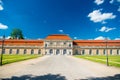 Charlottenburg palace and garden in Berlin, Germany. historical museum. destination place for tourists traveling around Royalty Free Stock Photo