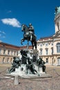 Charlottenburg Schloss (Palace) and Statue Friedrich Wilhelm I