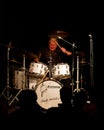 Charly Antolini, Swiss jazz drummer and his Swing Royalty Free Stock Photo