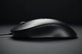 Close-up of black wired mouse,Generative AI Royalty Free Stock Photo