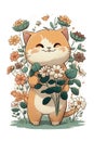 Tender Kitties with Flowers: A Whirlwind of Emotions in Every Soft Fluffball