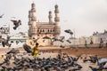 Charminar and Pigeons