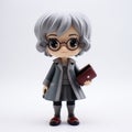 Charming Anime-inspired Elderly Woman Action Figure - Charlotte Vinyl Toy