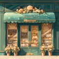 Charming Bakery Storefront - Perfect for Marketing Campaigns