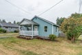 Charming blue craftsman home