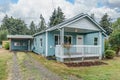 Charming blue craftsman home