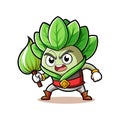 Charming Bok Choy Illustration for Coding Royalty Free Stock Photo