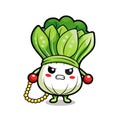 Charming Bok Choy Illustration for Thrifting Royalty Free Stock Photo