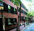 Brick rowhouses Royalty Free Stock Photo