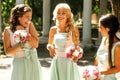 The charming bridesmaids