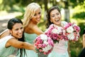 The charming bridesmaids