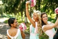 The charming bridesmaids