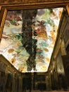 Charming Buonaccorsi Palace in Macerata town, Marche region, Italy. Art, mirror and frescoes