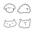 Cute Dog Face Drawing Creative Projects