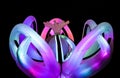 Charming changable colored Led Lighted Inflatable party Decoration Royalty Free Stock Photo
