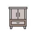 Charming Chiffonier for Elegant Living Royalty Free Stock Photo