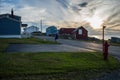 Charming Colorful Houses along the Coastline in Bonavista, Newfoundland