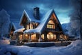 Charming Cozy House Amidst Mesmerizing Snowscape - Ideal for Unforgettable Winter Getaways