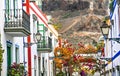 Charming floral streets of Puerto de Mogan in Gran Canaria. landmarks of Canary island