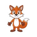 Charming Fox with Friendly Interruptions Royalty Free Stock Photo